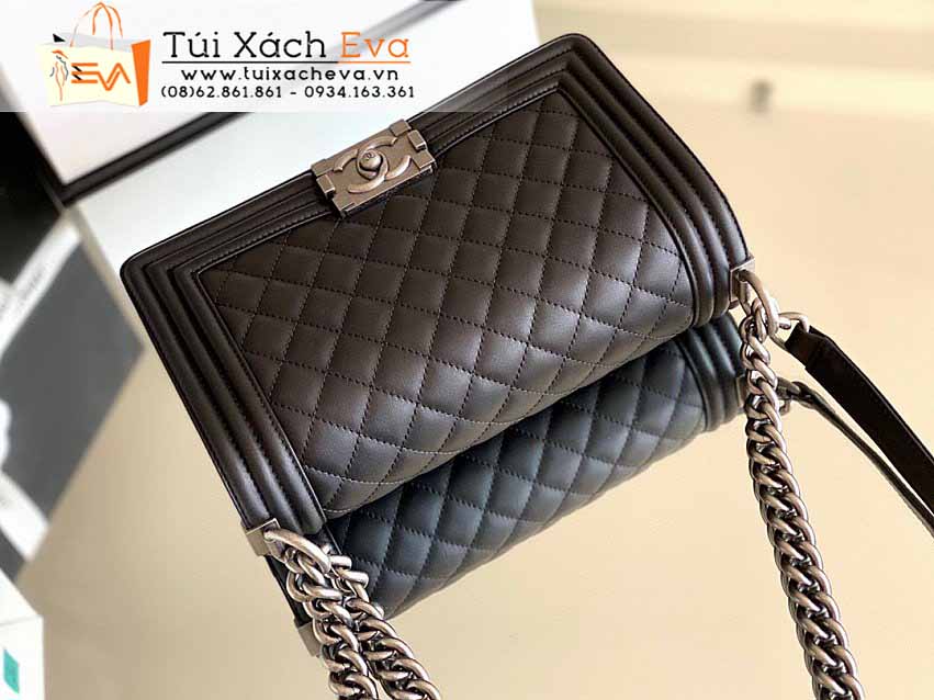 Túi Xách Chanel Leboy Bag Siêu Cấp Màu Đen Đẹp,