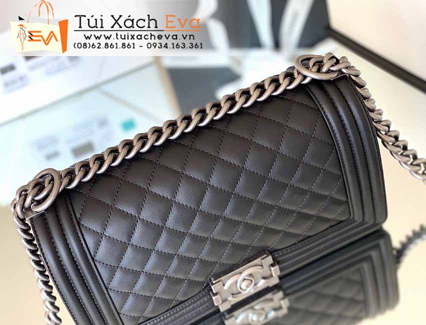 Túi Xách Chanel Leboy Bag Siêu Cấp Màu Đen Đẹp,