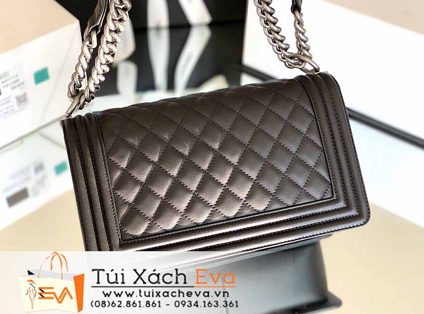 Túi Xách Chanel Leboy Bag Siêu Cấp Màu Đen Đẹp,