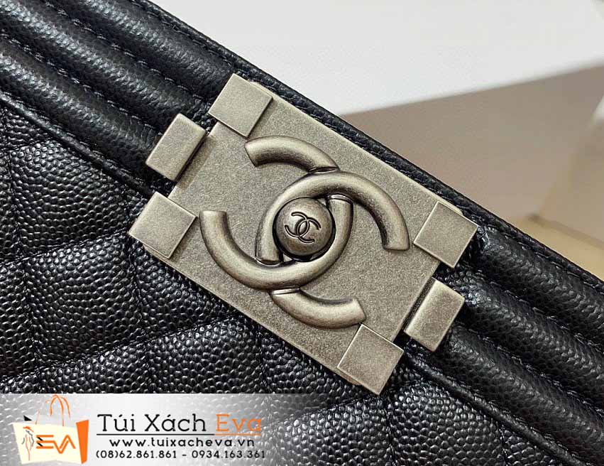 Túi Xách Chanel Leboy Bag Siêu Vip Màu Đen Đẹp.