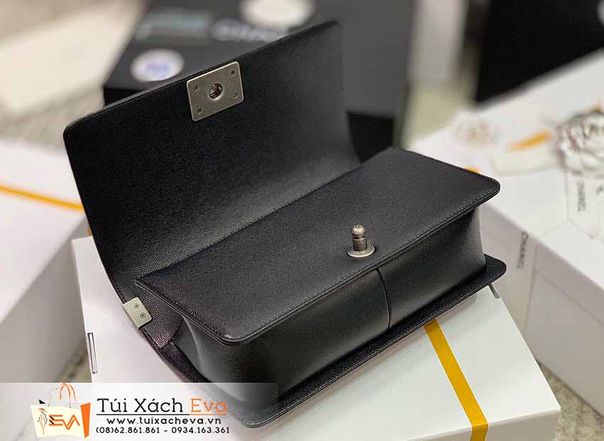 Túi Xách Chanel Leboy Bag Siêu Vip Màu Đen Đẹp.