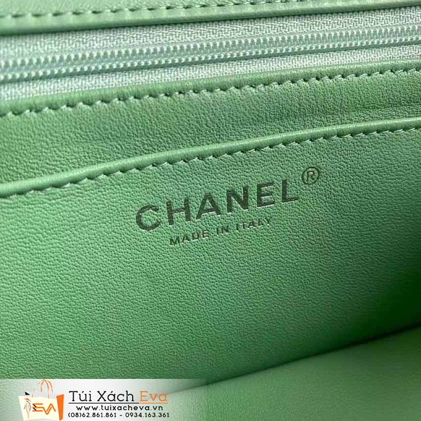 Túi Xách Chanel Classic Bag Siêu Cấp Màu Xanh Đẹp.