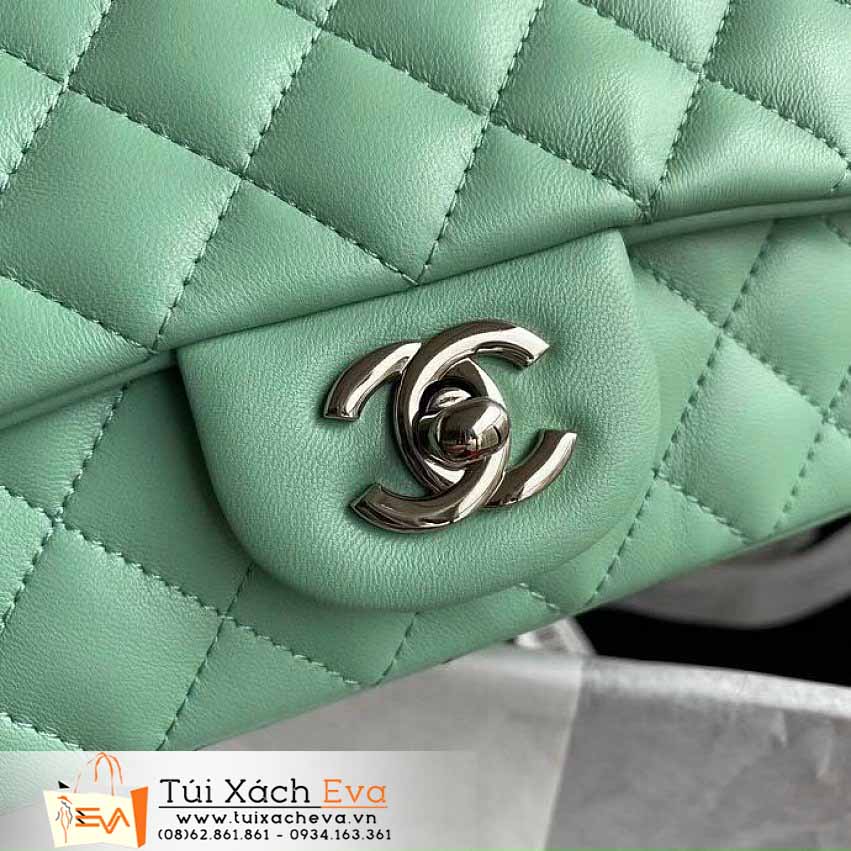 Túi Xách Chanel Classic Bag Siêu Cấp Màu Xanh Đẹp.