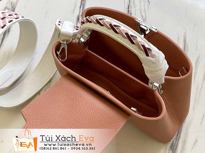 Túi Xách LV Capucines Bag Siêu Cấp Màu Cam Đẹp M57218.