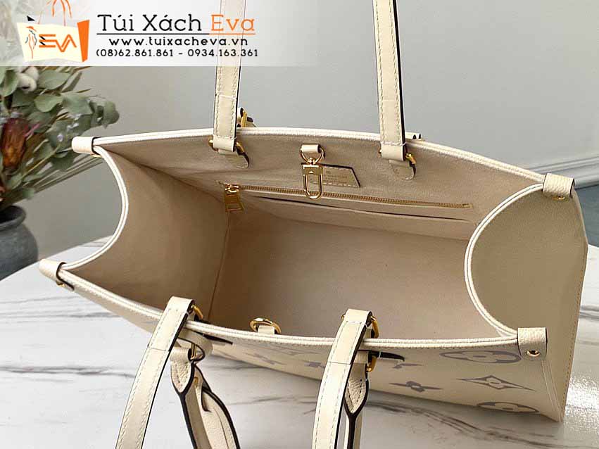 Túi Xách LV Onthego Bag Siêu Cấp Màu Kem Đẹp M45495.