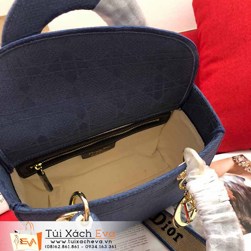 Túi Xách DIor Lady Bag Siêu Cấp Màu Xanh Đẹp M1294.