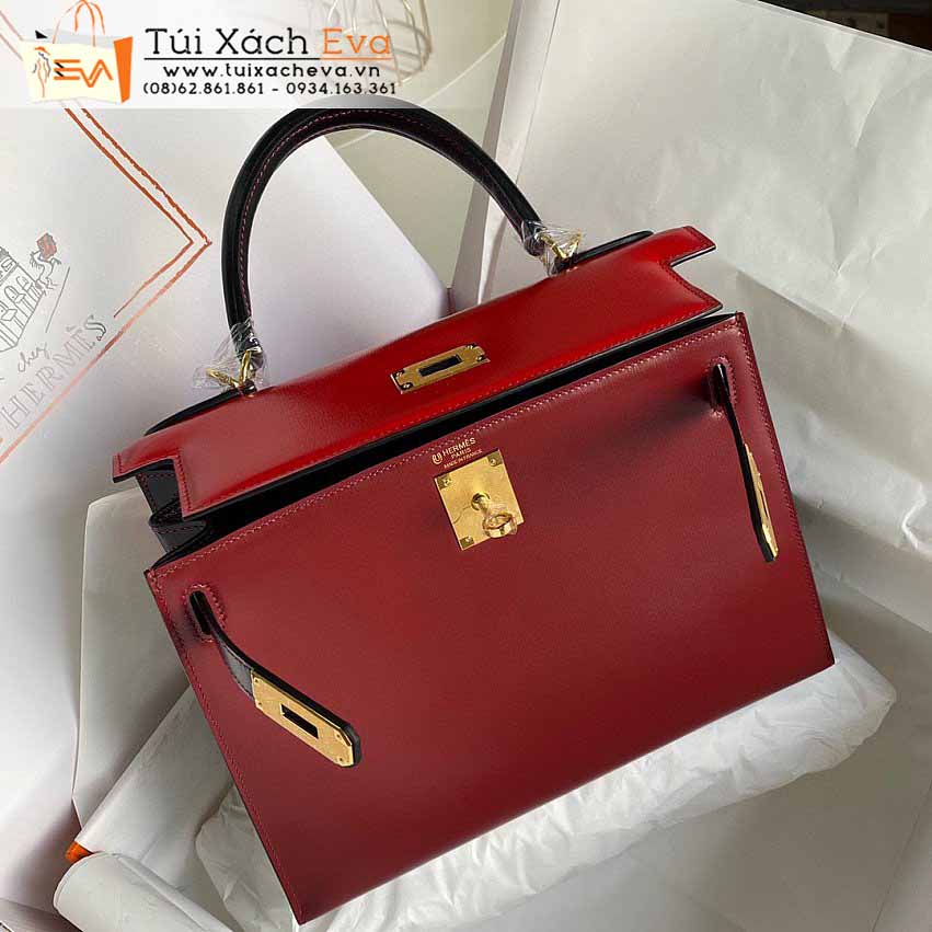 Túi Xách Hermes Kelly Bag Siêu Cấp Màu Đỏ Đẹp.