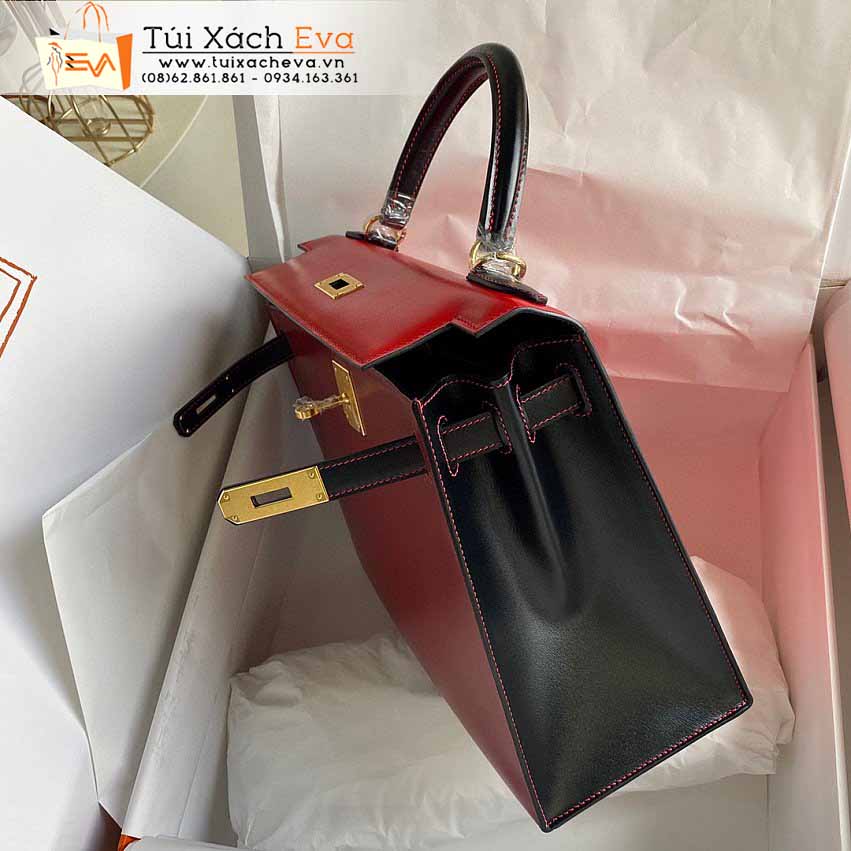 Túi Xách Hermes Kelly Bag Siêu Cấp Màu Đỏ Đẹp.