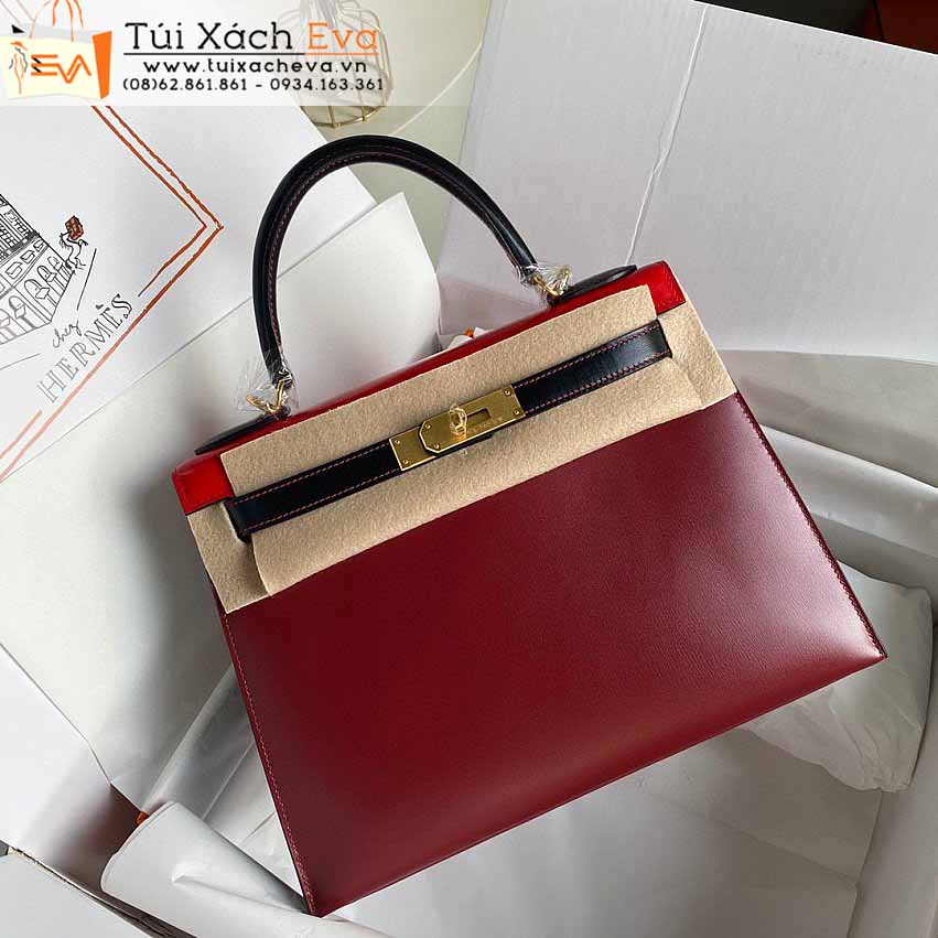 Túi Xách Hermes Kelly Bag Siêu Cấp Màu Đỏ Đẹp.