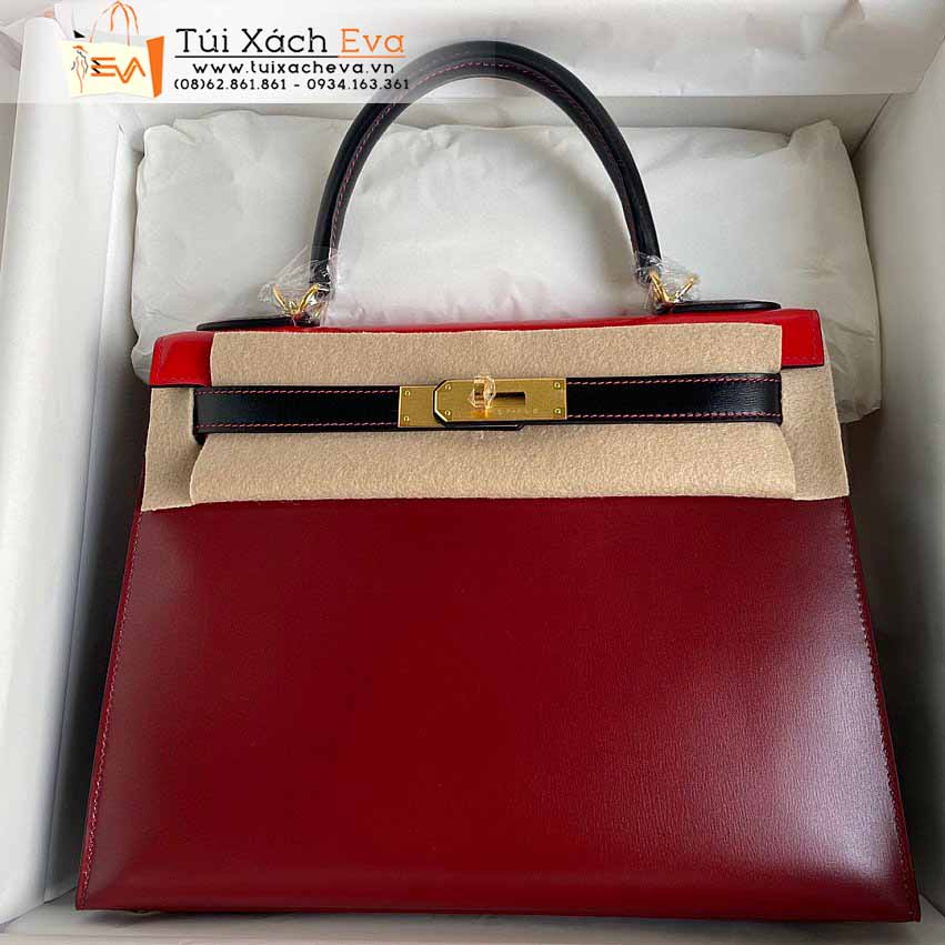 Túi Xách Hermes Kelly Bag Siêu Cấp Màu Đỏ Đẹp.