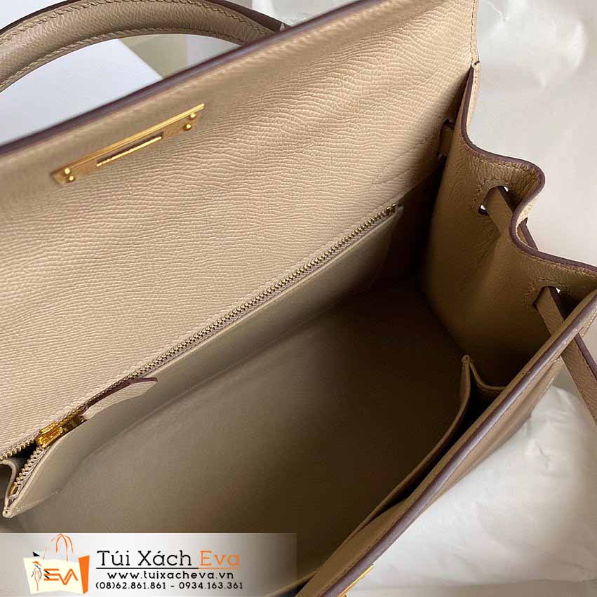 Túi Xách Hermes Kelly Bag Siêu Cấp Màu Nâu Đẹp.