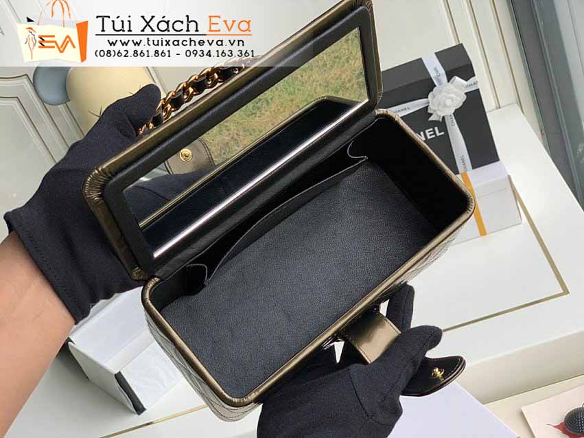 Túi Xách Chanel Vintage Bag SIêu Cấp Màu Đen Đẹp M028165.