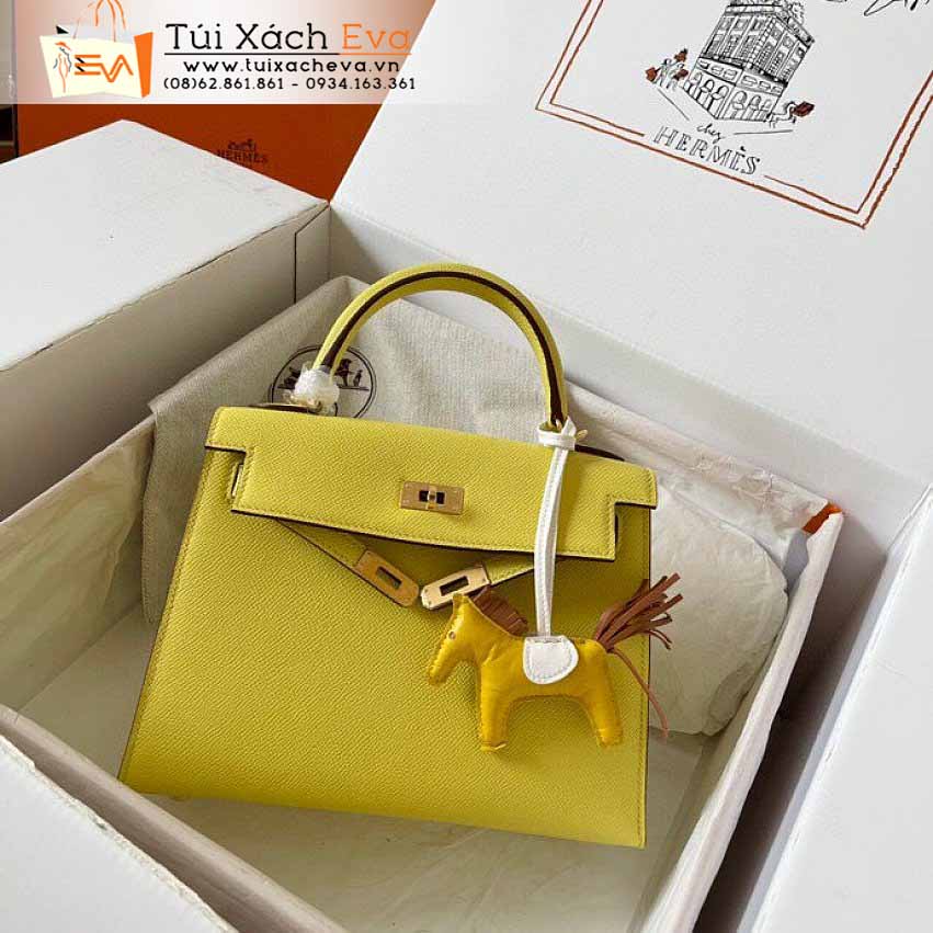 Túi Xách Hermes Kelly Bag Siêu Cấp Màu Vàng Đẹp.