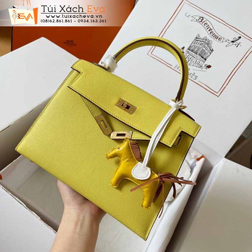 Túi Xách Hermes Kelly Bag Siêu Cấp Màu Vàng Đẹp.