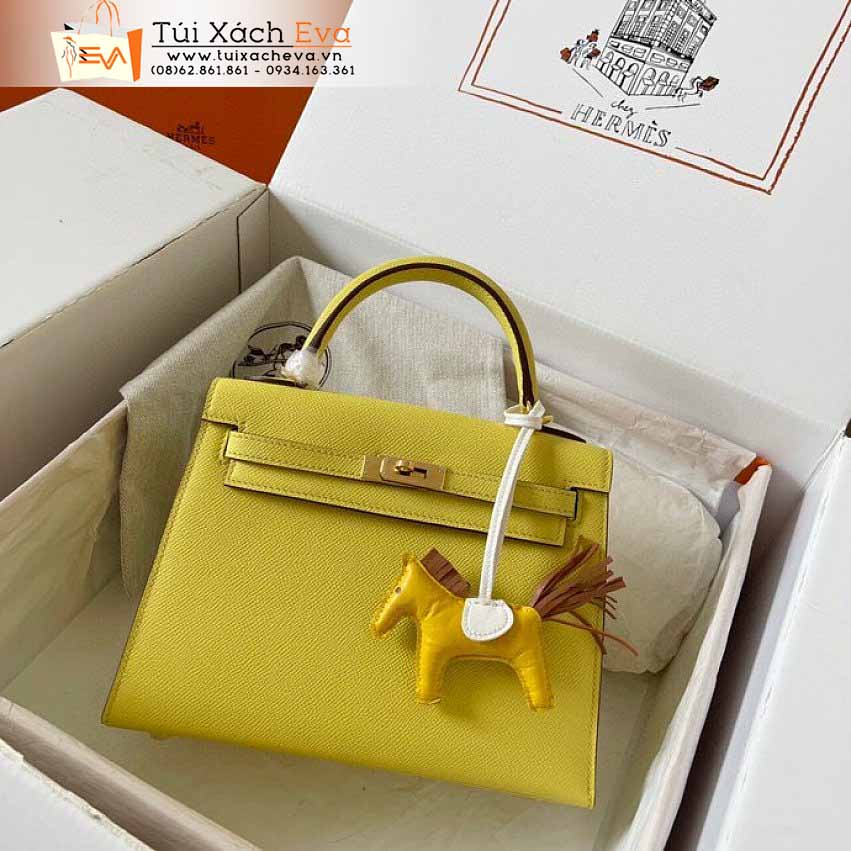 Túi Xách Hermes Kelly Bag Siêu Cấp Màu Vàng Đẹp.