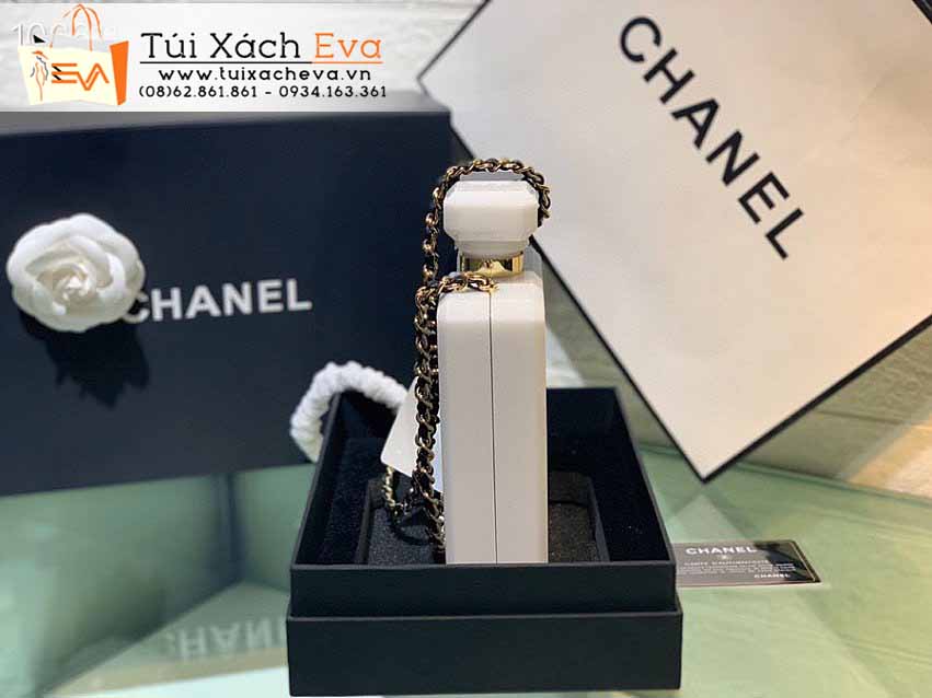 Túi Xách Chanel Bag Siêu Cấp Màu Đen Phối Trắng Đẹp.