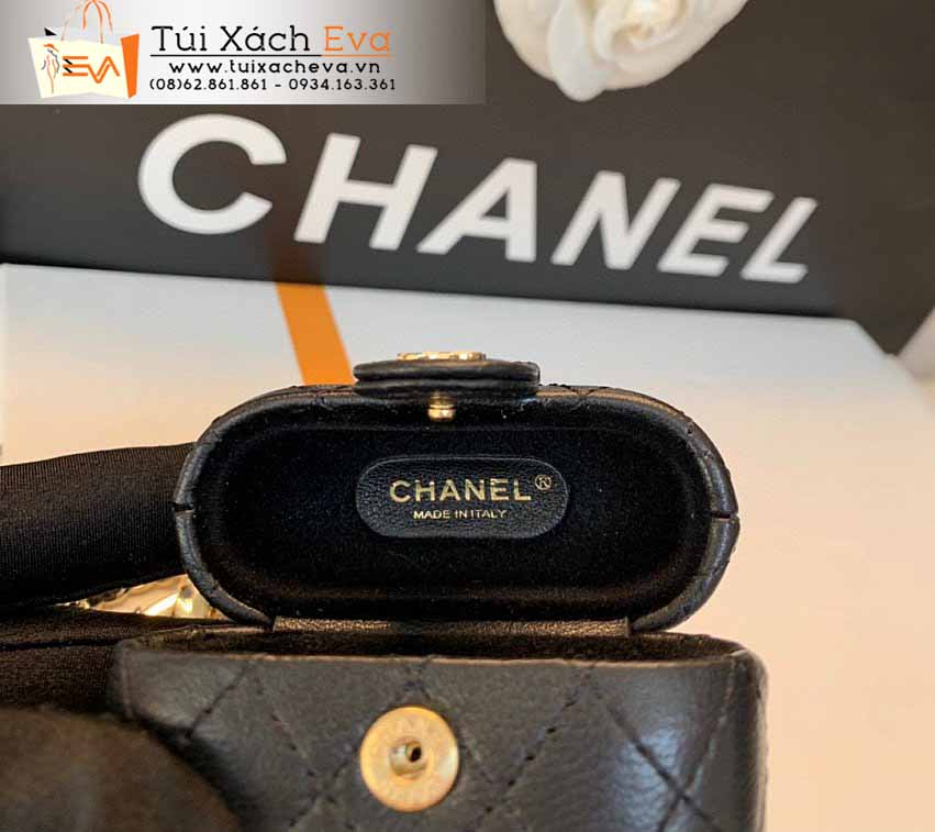 Túi Xách Chanel Apple Airpods Bag Siêu Cấp Màu Đen Đẹp.