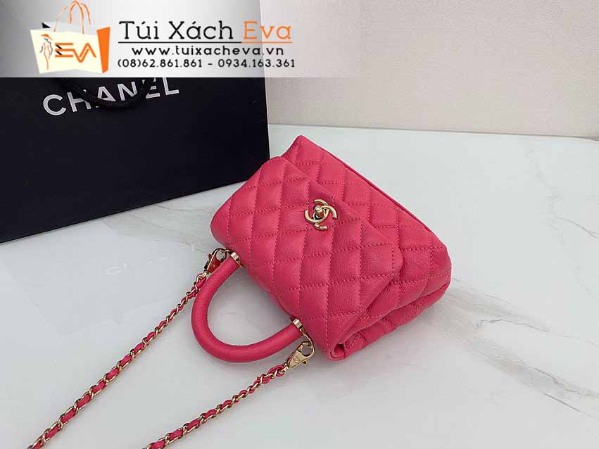 Túi Xách Chanel CocoHanlde Bag Siêu Cấp Màu Hồng Đẹp.