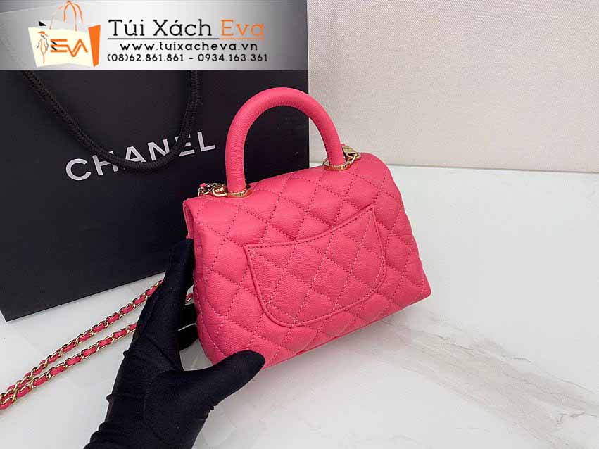 Túi Xách Chanel CocoHanlde Bag Siêu Cấp Màu Hồng Đẹp.