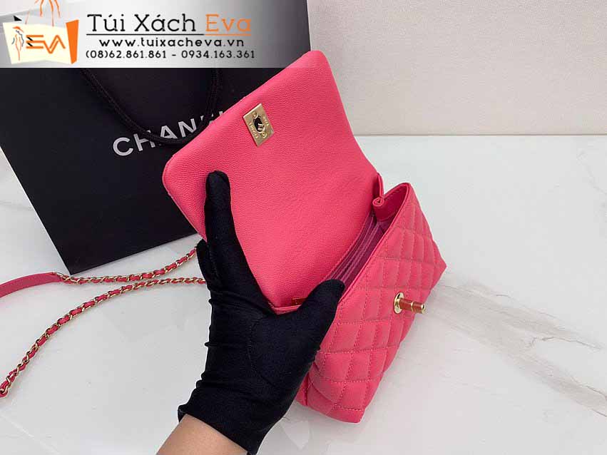 Túi Xách Chanel CocoHanlde Bag Siêu Cấp Màu Hồng Đẹp.