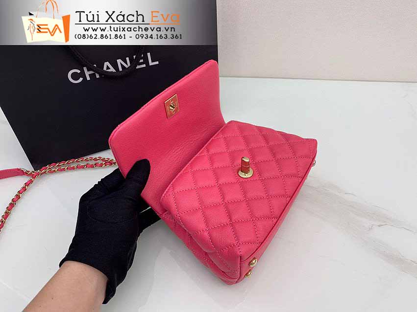 Túi Xách Chanel CocoHanlde Bag Siêu Cấp Màu Hồng Đẹp.