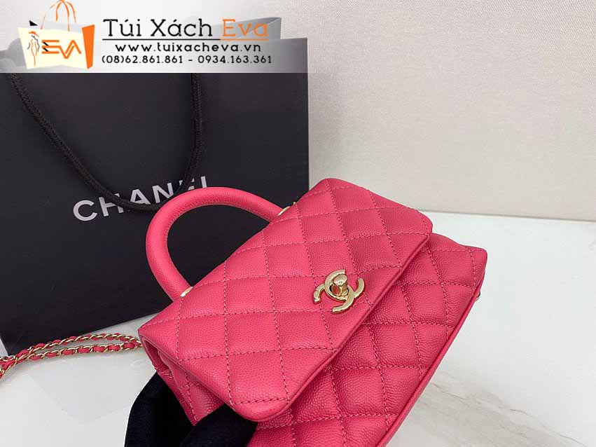 Túi Xách Chanel CocoHanlde Bag Siêu Cấp Màu Hồng Đẹp.