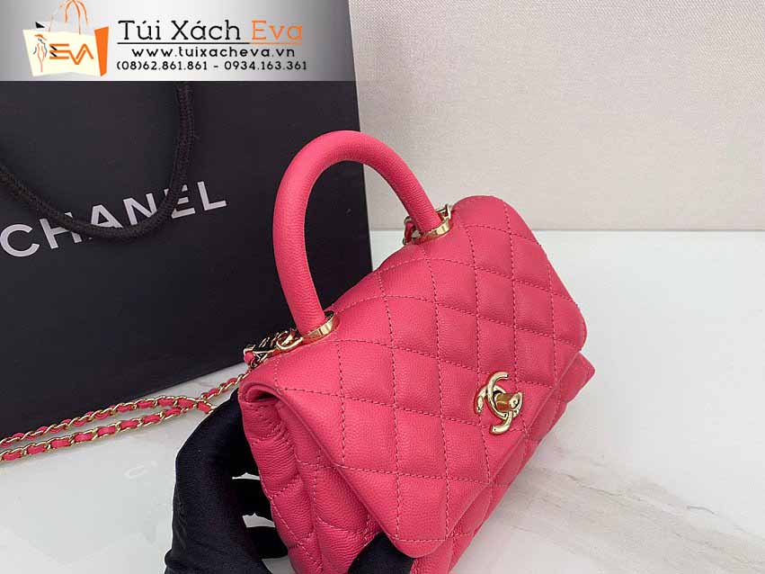 Túi Xách Chanel CocoHanlde Bag Siêu Cấp Màu Hồng Đẹp.