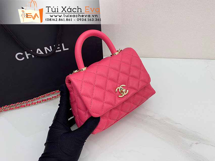 Túi Xách Chanel CocoHanlde Bag Siêu Cấp Màu Hồng Đẹp.