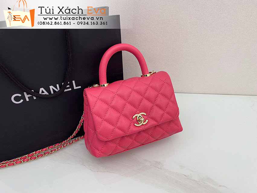 Túi Xách Chanel CocoHanlde Bag Siêu Cấp Màu Hồng Đẹp.