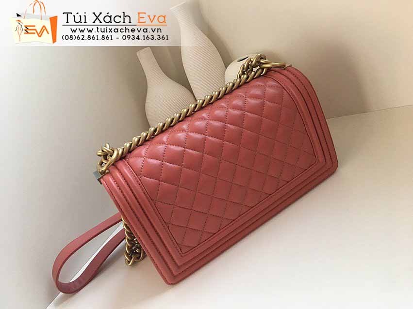 Túi Xách Chanel Leboy Bag Siêu Cấp Màu Cam Đẹp.