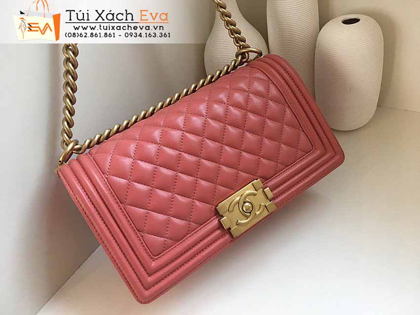 Túi Xách Chanel Leboy Bag Siêu Cấp Màu Cam Đẹp.