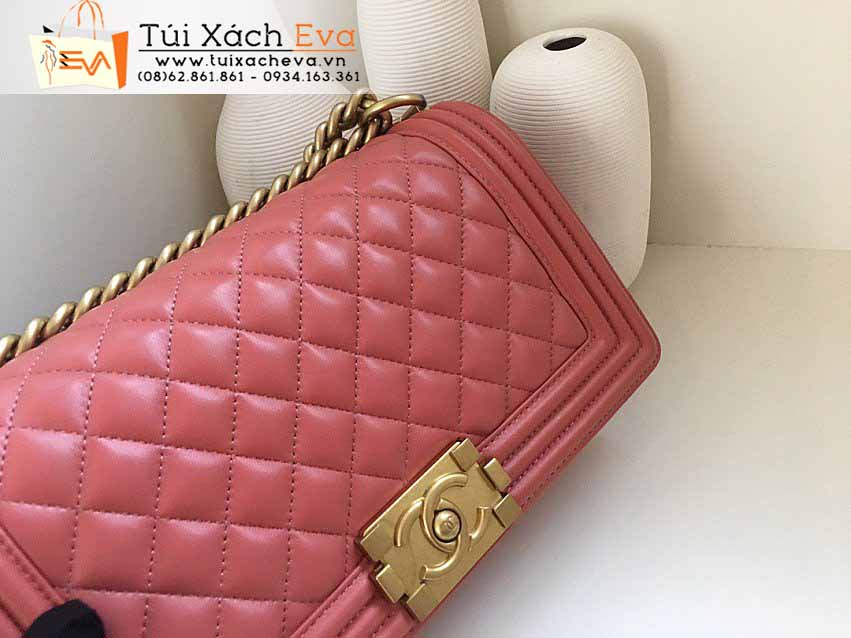 Túi Xách Chanel Leboy Bag Siêu Cấp Màu Cam Đẹp.