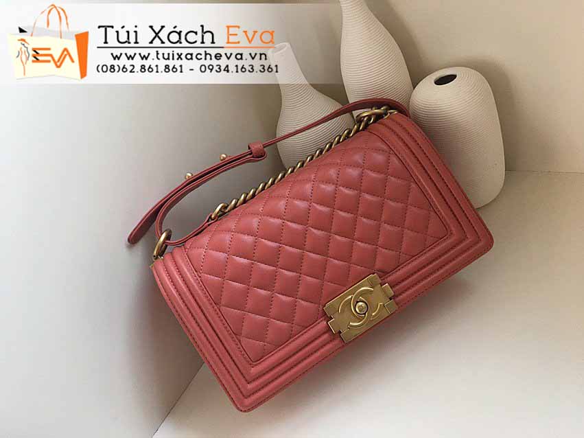 Túi Xách Chanel Leboy Bag Siêu Cấp Màu Cam Đẹp.