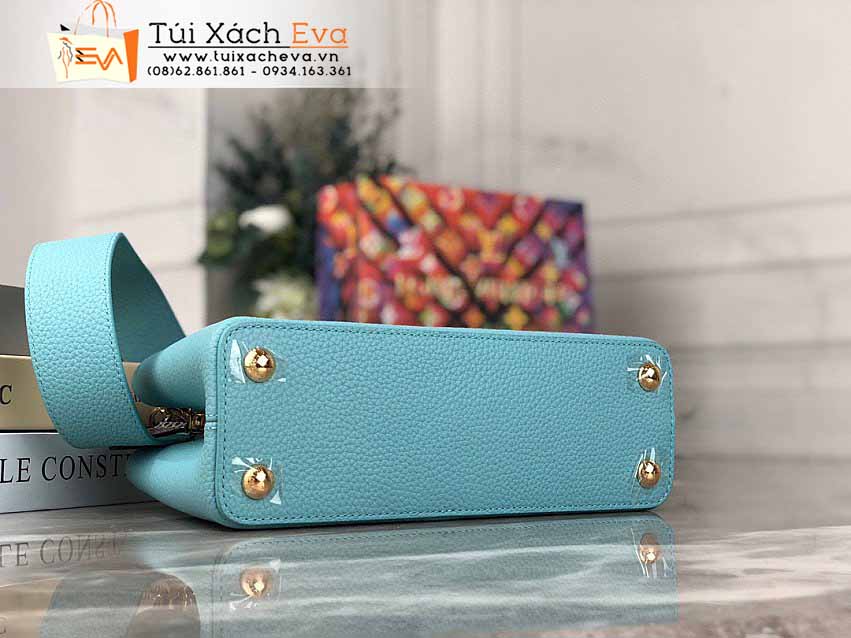 Túi Xách LV Capucines Bag Siêu Cấp Màu Xanh Đẹp M94517.