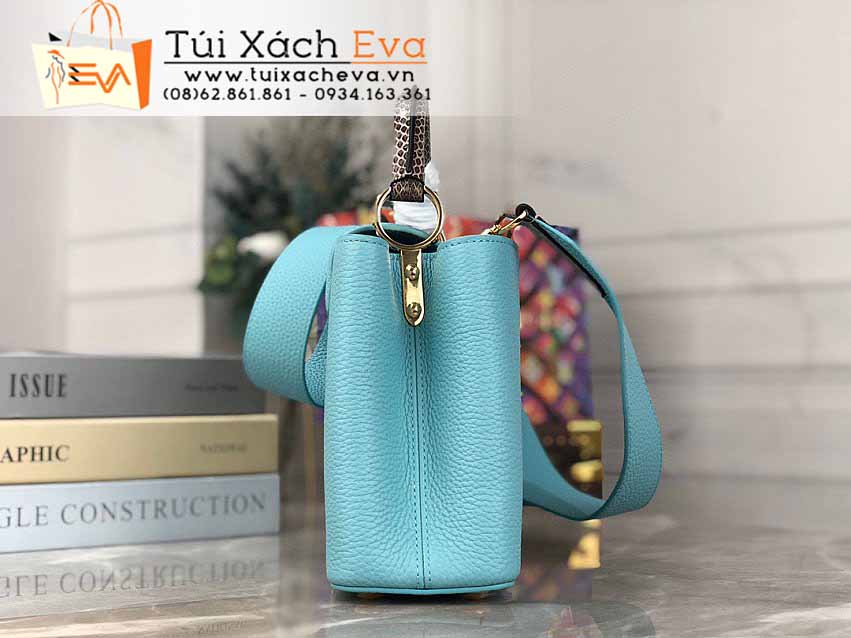 Túi Xách LV Capucines Bag Siêu Cấp Màu Xanh Đẹp M94517.