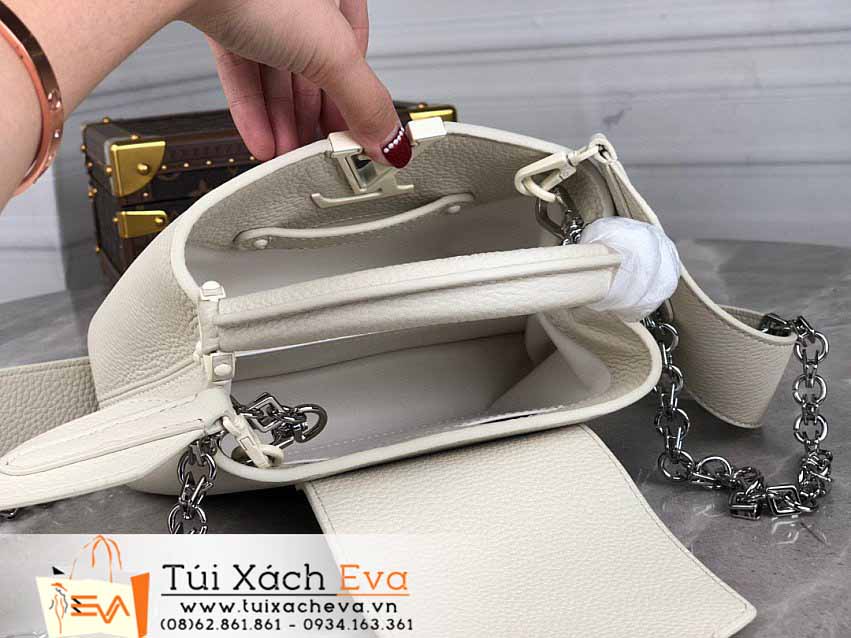 Túi Xách Lv Capucines Bag Siêu Cấp Màu Trắng Đẹp M94227.