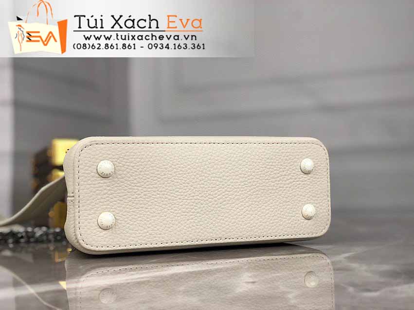 Túi Xách Lv Capucines Bag Siêu Cấp Màu Trắng Đẹp M94227.