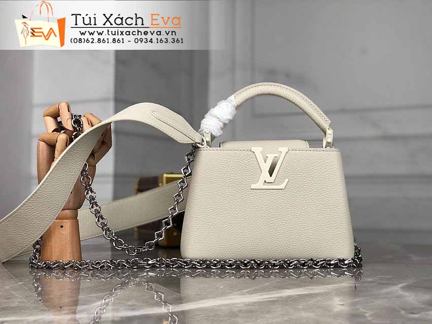 Túi Xách Lv Capucines Bag Siêu Cấp Màu Trắng Đẹp M94227.