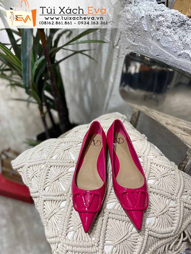 Giày Valentino Siêu Cấp Màu Hồng Đẹp M7400.