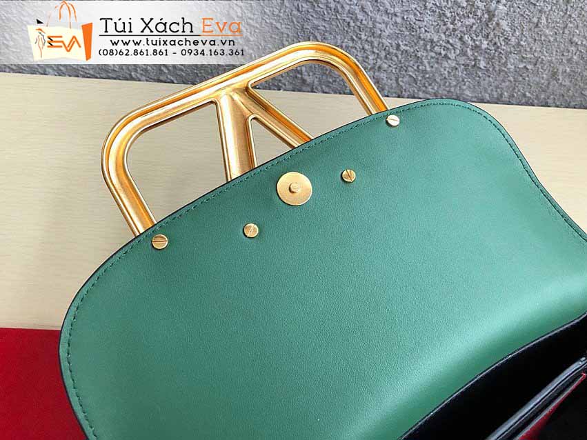 Túi Xách Valentino Garavani Maxi Bag Siêu Cấp Màu Xanh Đẹp M1011.