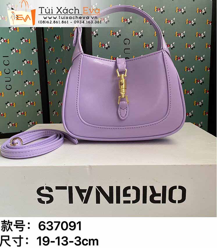Túi Xách Gucci Jackie Bag Siêu Cấp Màu Tím Đẹp M637091.
