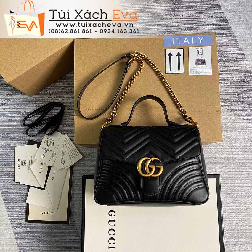 Túi Xách Gucci Marmont Bag Siêu Cấp Màu Đen Đẹp M498110.