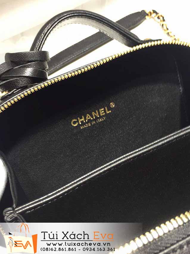 Túi Xách Chanel Small Vanity Case Bag Siêu Cấp Màu Đen Đẹp.