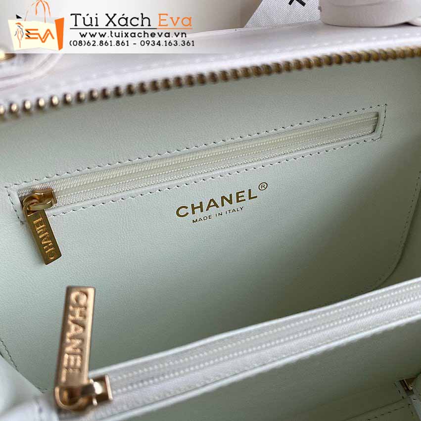 Túi Xách Chanel Small Vanity Case Bag Siêu Cấp Màu Trắng Đẹp.