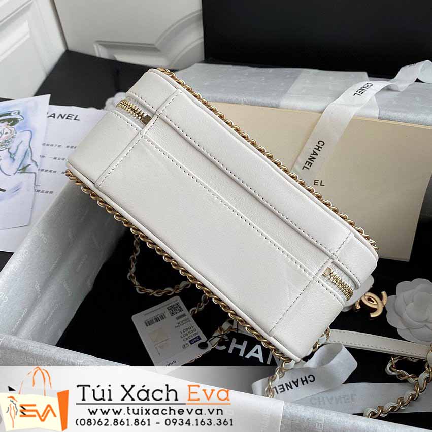 Túi Xách Chanel Small Vanity Case Bag Siêu Cấp Màu Trắng Đẹp.