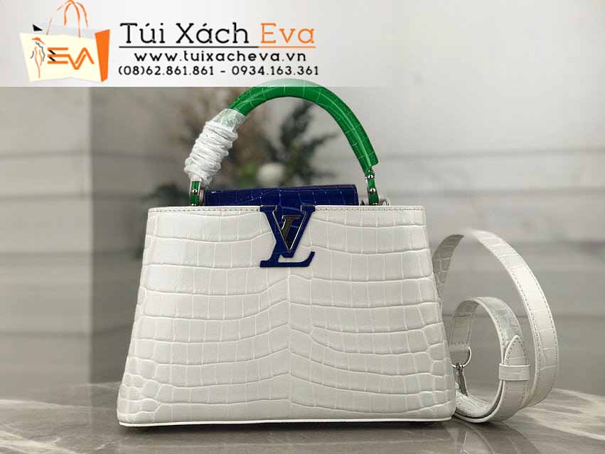 Túi Xách LV Capucines BB Bag Siêu Vip Màu Trắng Đẹp M97995.