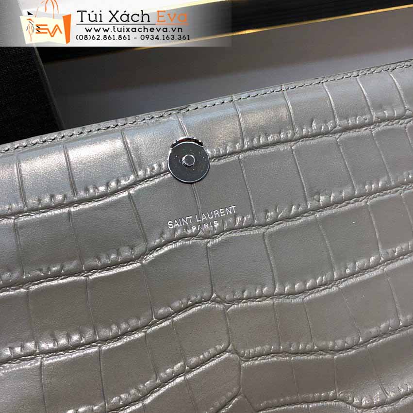 Túi Xách YSL Bag Siêu Cấp Màu Xám Đẹp M471642.