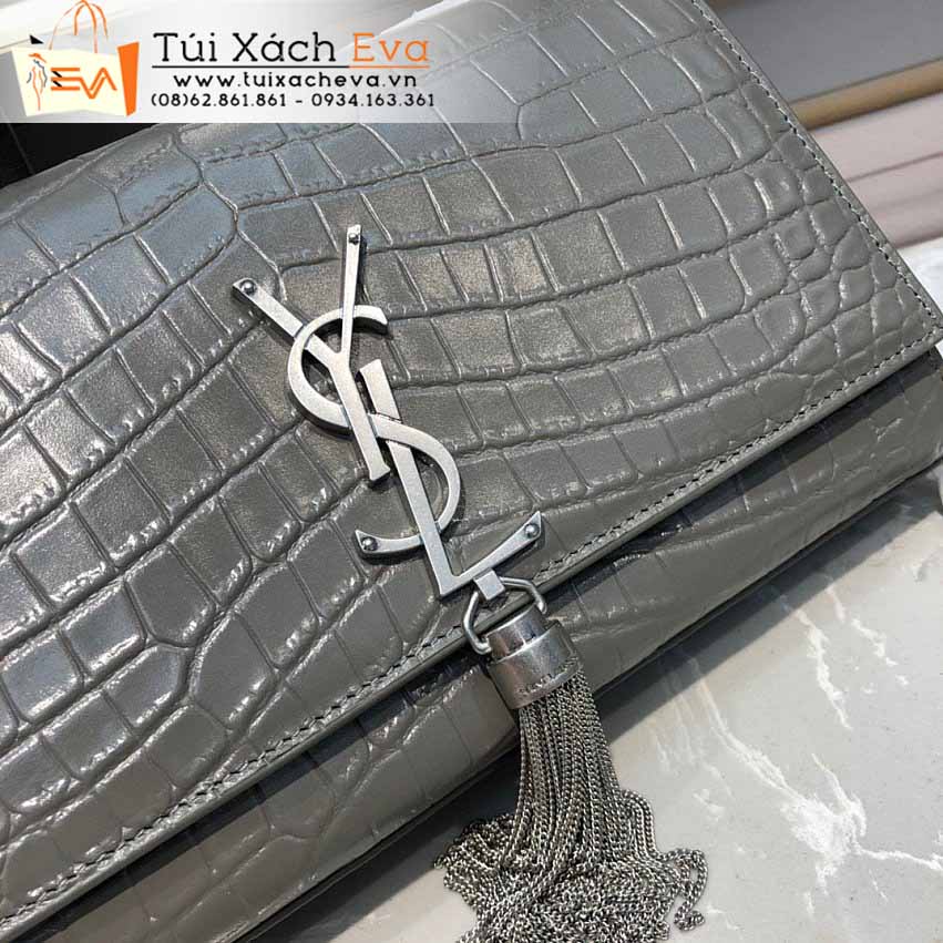 Túi Xách YSL Bag Siêu Cấp Màu Xám Đẹp M471642.