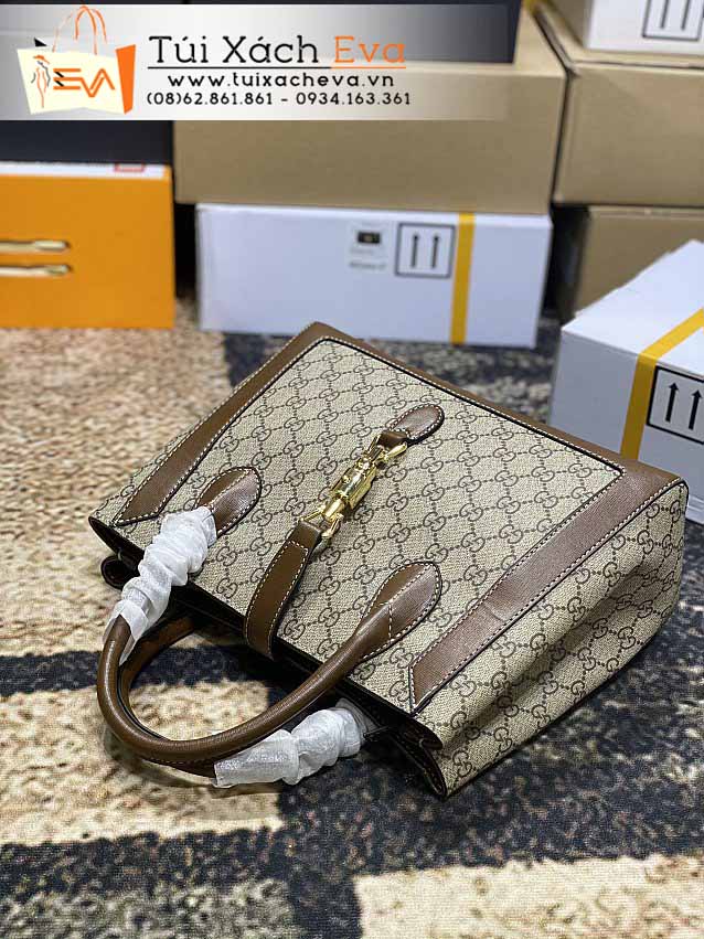 Túi Xách Gucci Flap Jackie Bag Siêu Cấp Màu Nâu Đẹp.