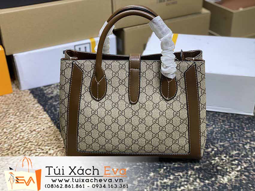 Túi Xách Gucci Flap Jackie Bag Siêu Cấp Màu Nâu Đẹp.